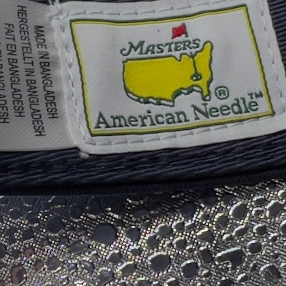 American Needle Masters 2022 Golf Visor Navy Blue Adjustable Hat - Picture 6 of 8